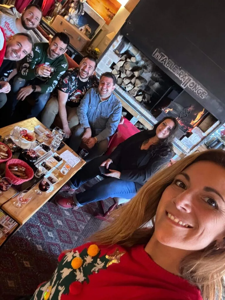 Repas de Noël team Performance+ LGM immobilier